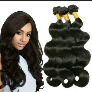 Indian Virgin Human Hair 14" Extensions Wavy